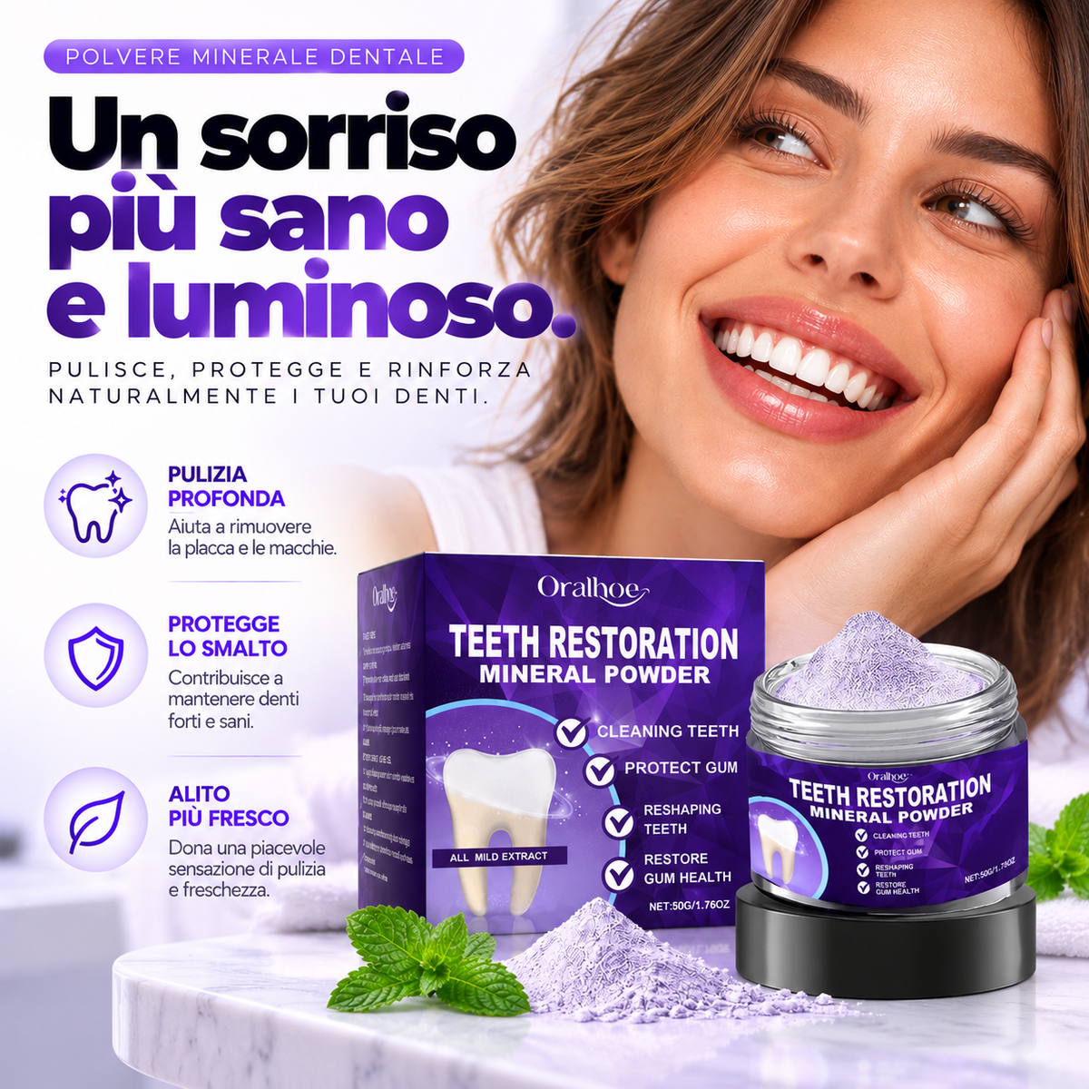 Polvere Minerale Dentale